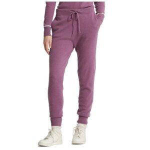 NWT Ralph Lauren RLX 100% Washable Cashmere Joggers Pant in Mauve Pink